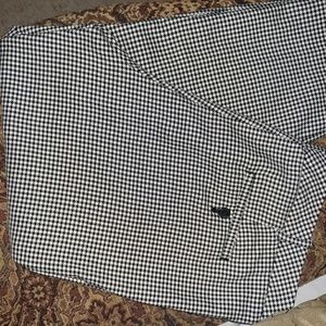 Liz Claiborne Black Houndstooth Ankle Pant size 14